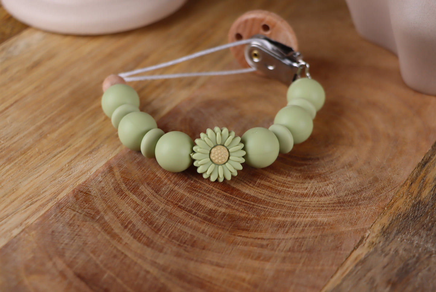 Schnullerkette Mint - Silikon