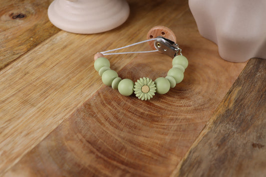 Schnullerkette Mint - Silikon