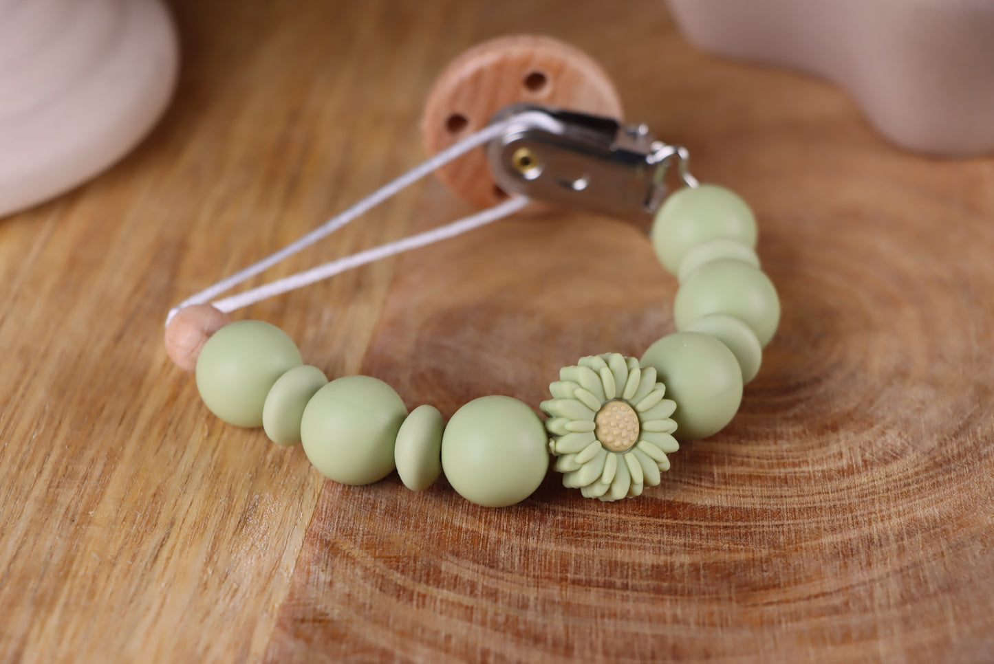 Schnullerkette Mint - Silikon