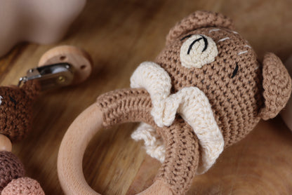 Gehäkelte Teddybär-Geschenkset